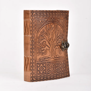 Diario de Cuero Genuino de Cabra TC Tree |   Cuaderno de Cuero Vintage Hecho a Mano, Moderno, para Escribir, Regalos, Venta al Por Mayor, Exportación - Product Image 3