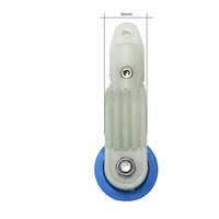 Ligne d'abattage de volaille de poulet Chariot en acier inoxydable T Track Glissière en nylon pour convoyeur aérien