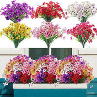 Hete Aanbieding: 24 Bundels Kunstplanten, UV-bestendige Kunstbloemen voor Tuinlandschap & Decoratie (Bulk)