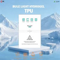 Protector de Pantalla de Hidrogel TPU Anti Luz Azul, Protección Ocular HD, Suave, 2.5D, Antiarañazos para Pantalla de Smartphone