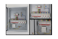 Armoire de commande électrique triphasée à quatre fils assemblée sur mesure, coffret de distribution industriel extérieur basse tension