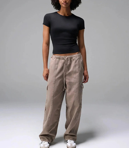 OEM Short Sleeve Fitted Crew Neck 95% Cotton 5% Spandex <strong>t</strong> <strong>Shirt</strong> for <strong>Women</strong> 2026 - Product Image 6