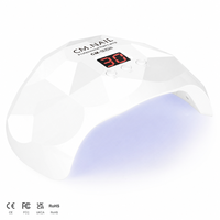 Lampe de séchage UV LED pour ongles CM.NAIL CM-I8 Plus 36W, portable, pour usage domestique, en plastique ABS PC, longueurs d'onde 365/405nm, garantie 1 an