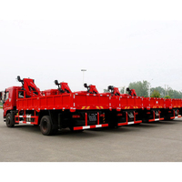 Fabricant fournisseur grue à flèche pliante de 8 tonnes avec grue montée sur camion de produits de Construction