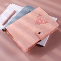Livraison rapide fournitures scolaires personnalisées A5 en cuir PU couverture souple planificateur business campus plan cahier