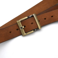 Boucles de ceinture Cloxy 40 mm à barre centrale pour ceinture en cuir antique, boucles de ceinture métalliques 40 mm pour hommes