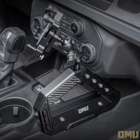 Poignée de console centrale OMU de haute qualité et durable pour Bronco (2021-2023) en aluminium/fibre de carbone, support de téléphone facile à installer