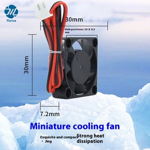 Siêu mỏng 3007Micro DC 5V 12V quạt không chổi than Tương thích với <span class=keywords><strong>Raspberry</strong></span> <span class=keywords><strong>Pi</strong></span> câm USB làm mát quạt nhỏ 3cm BLDC zhuoming 30x30x7mm - Product Image 2