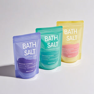 Embalaje de sal de baño de plástico autoestable resellable Bolsa de plástico Embalaje de océano natural Bolsa de sal marina - Product Image 5