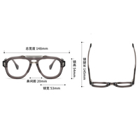 Nouvelle Arrivée MKjmm319lx – Montures de Lunettes Carrées en Acétate Pur, Personnalisables avec Logo, pour Tous Types de Visages, avec Branches à Charnières – Fabrication Usine, Unisexe et Tendance