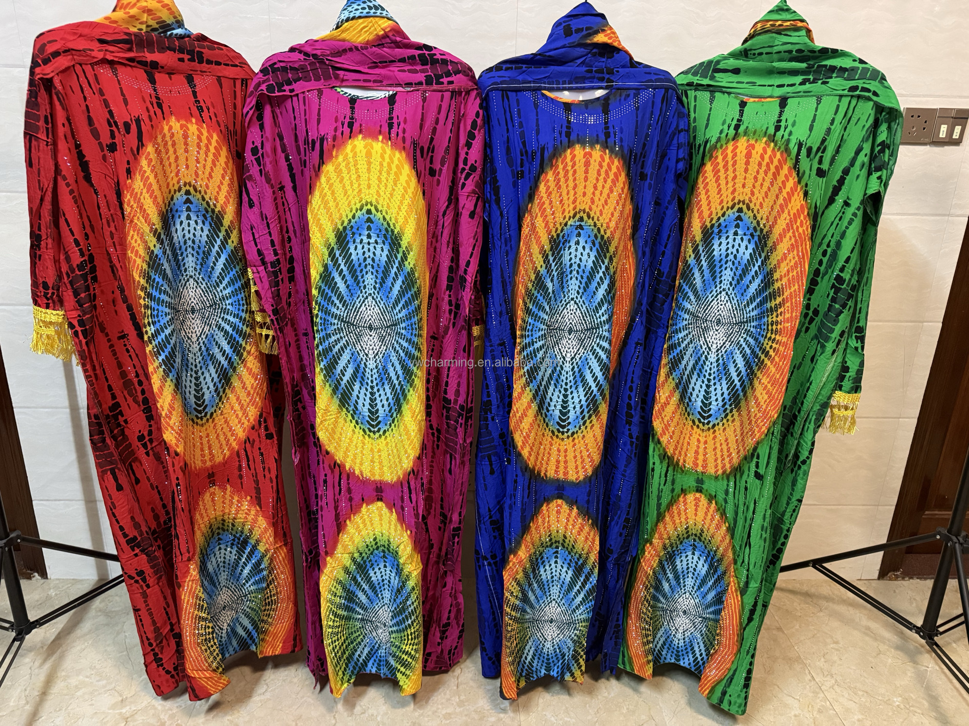 12 pezzi/confezione rosso+rosa+blu+verde