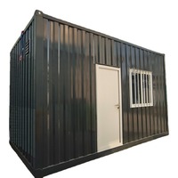 Maison conteneur en acier de 20 pieds et 40 pieds avec bureau, salle de bain, cuisine, chambre et espace de vie - Maison préfabriquée modulaire mobile