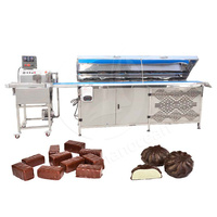 Machine à enrober les fraises au chocolat automatique OCEAN, petite, avec bande transporteuse