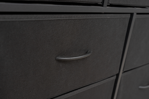 Organizador de cajones Tela Varios colores Durable Acero inoxidable MDF Sala de estar moderna Gabinetes de tela Independiente - Product Image 5