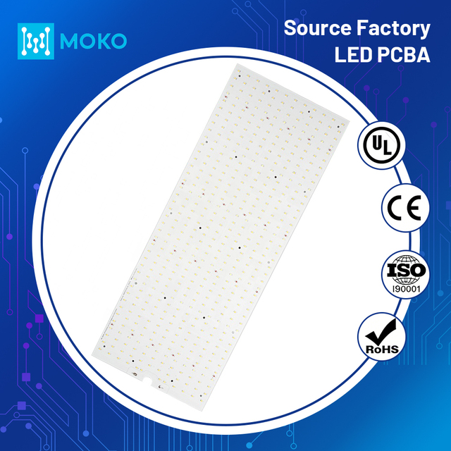 High Humidity Proof LED Grow Light PCB Board Waterproof Solder Mask Coating Plant Growth Circuit Plate