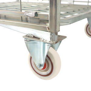 औद्योगिक इस्पात रोलिंग सुरक्षा पिंजरे गाड़ी गाड़ी भारी शुल्क परिवहन भंडारण कंटेनर - Product Image 3