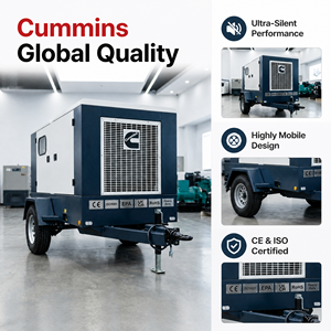 Generador Diésel Súper Silencioso de Gas Natural EAC, Cummins Weichai, 5kva, 20kva, 300kva, 25kw, 80kw, 150kw, 220V, 380V, 1 Fase, 50/60Hz - Product Image 5