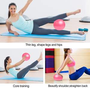 <span class=keywords><strong>ลูก</strong></span>บอลโยคะขนาดเล็กป้องกันการแตก - <span class=keywords><strong>ลูก</strong></span>บอลออกกำลังกายขนาดเล็กสำหรับฝึกขา/กล้ามเนื้อสะโพก พร้อมที่สูบลม - Product Image 5