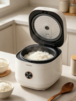 Cuisinière électrique multifonction à écran tactile intelligent, cuiseur à riz, maintien au chaud, puissance automatique, pour 2-3 personnes, niveau 3 d'efficacité énergétique