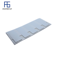 Label Stiker RFID UHF Fleksibel yang Dapat Dicetak di Atas Logam, Pasif EPC Gen2 ISO18000-6C MR6-P untuk Manajemen Aset Logam