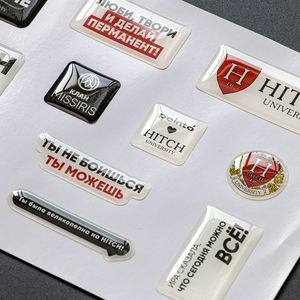 Op maat gemaakte epoxy oogballen textiel stickers vel 32mm transparant iPhone epoxy <span class=keywords><strong>3D</strong></span> stickers - Product Image 3
