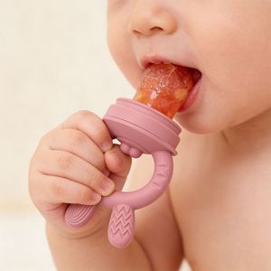 Alimentador de Frutas de Silicona para Bebés con Molde para Hielo, Libre de BPA, Alimentador de Alimentos para Bebés con Diseño de Animales para la Alimentación Complementaria - Product Image 3