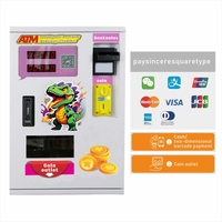Acier inoxydable personnalisé pour machine à échanger les billets, machine à échanger les pièces de monnaie automatique, garantie 1 an, support en anglais