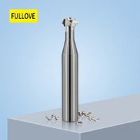 Fraise à bout en carbure à 4 cannelures haute performance HRC45/55/60/65 non revêtue pour machines-outils CNC, traitement des