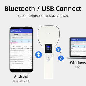Lector <span class=keywords><strong>RFID</strong></span> <span class=keywords><strong>UHF</strong></span> Portátil CHAINWAY, 860hz 960MHz, BT, USB, Largo Alcance, Escáner <span class=keywords><strong>RFID</strong></span> <span class=keywords><strong>UHF</strong></span> para Inventario de Almacén - Product Image 1
