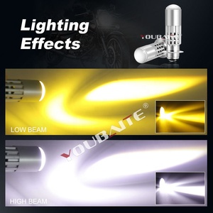 P15D 오토바이 <span class=keywords><strong>LED</strong></span> 헤드 라이트 전구 <span class=keywords><strong>RTD</strong></span> 슈퍼 도트 화이트 옐로우 하이 빔 P15D 오토바이 <span class=keywords><strong>LED</strong></span> 운전 라이트 H6 - Product Image 5