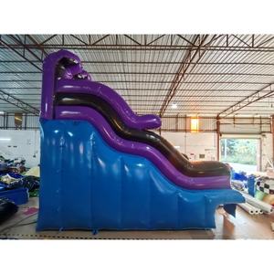 Glissière d'eau gonflable humide et sèche gonflable commerciale de bon grand loyer commercial - Product Image 2