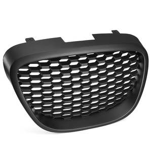 Rejilla de Parachoques para Seat Leon Mk2, Diseño Panal de Abeja, Negro Mate, Negro Brillante, Plástico ABS, Rejilla Frontal de Admisión de Aire - Product Image 3