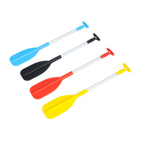 Pagaie télescopique multifonctionnelle pour enfants en aluminium et PP, réglable, avec fonction de pulvérisation d'eau