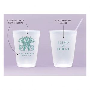 Vasos Personalizados de 16oz para Cócteles, Vasos de Plástico Esmerilados Personalizados para Estadios, Ecológicos, Reutilizables, Decoración para Fiestas de Verano - Product Image 4