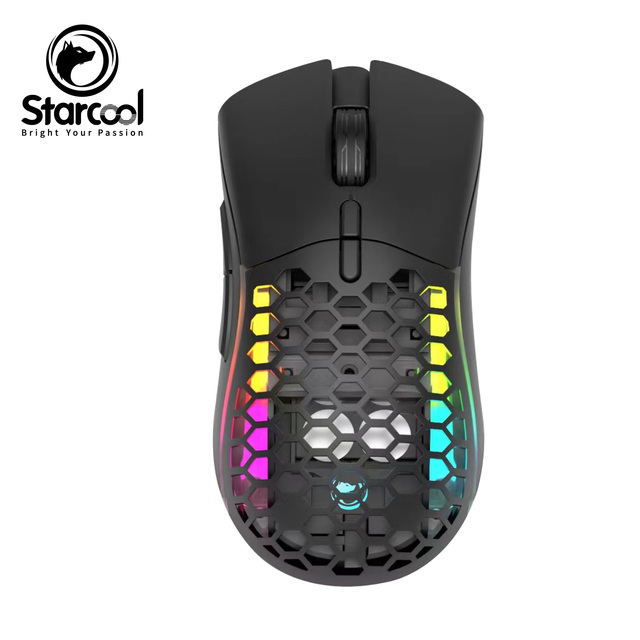 Wholesale Gaming Mouse Wireless Real Customized RGB Light Type c 2.4G Mouse for Gaming