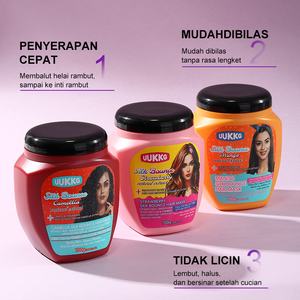 UUKKG オーガニック ケラチン ディープ コンディショニング クリーム ヘアマスク トリートメント ダメージヘア用 栄養補給 ヘアリペア 700ml - Product Image 3