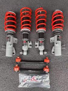 Suspensión L&T, amortiguación ajustable en 32 niveles, amortiguador de aceite equilibrado, kit de suspensión coilover para <span class=keywords><strong>SUV</strong></span> de gran espacio. Para <span class=keywords><strong>Skoda</strong></span> Kodiaq, <span class=keywords><strong>Enyaq</strong></span> - Product Image 6