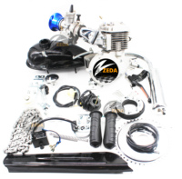 Bicicleta Motorizada de Gasolina de 100cc, Kit de Motor de Bicicleta de 2 Tiempos, Mini Motor de Bicicleta YD100