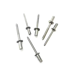 Rivets à tête plate ronde à extrémité fermée en acier inoxydable GB12615.4 - Product Image 2