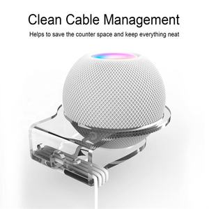 Soporte de montaje acrílico para <span class=keywords><strong>altavoz</strong></span> inteligente <span class=keywords><strong>HomePod</strong></span>, montaje en pared para <span class=keywords><strong>Apple</strong></span> <span class=keywords><strong>HomePod</strong></span> - Product Image 3