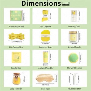 ชุดของขวัญพิเศษสำหรับฤดูกาลรับปริญญา  ประกอบด้วยแก้วน้ำสีเหลืองเลมอนขนาดใหญ่พร้อมหลอดดูดน้ำ  ผ้าปิดตา และชุดอาบน้ำ เหมาะสำหรับเป็นของขวัญที่ระลึกสำหรับองค์กร - Product Image 3