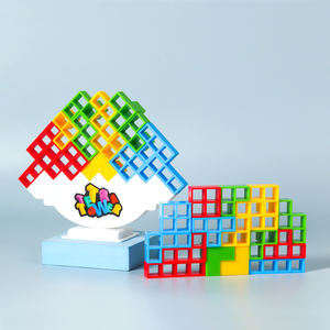 <span class=keywords><strong>Tetra</strong></span> Tower Plastic Block Set Lernspiel zeug für Kinder Erwachsene Spiels tapel blöcke Balance Puzzle Building Assembly Bricks - Product Image 4