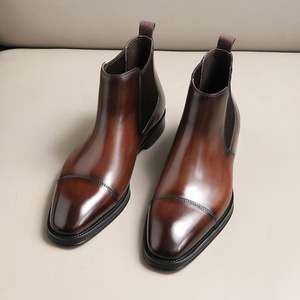 Zapatos Oxford de cuero italiano de alta gama, hechos a mano con diseño de grabado láser, elegantes zapatos formales de cuero. - Product Image 4