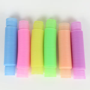Juguetes Sensoriales Antiestrés de Plástico, Tubos Pop de 4.6CM, Color Normal y Color Macarrón Arcoíris, Divertidos - Product Image 6