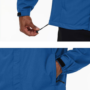 Chaqueta Softshell Impermeable y Transpirable para Hombre con Capucha, Cierre Completo, Bolsillos Personalizados, Logotipo Frontal, Corte Regular - Ropa de Invierno para Exteriores - Product Image 6