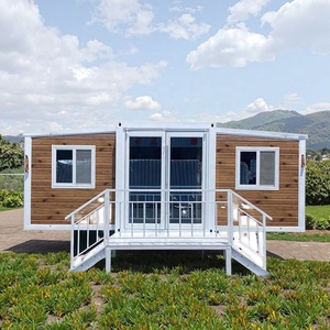 Casa Prefabbricata Pieghevole a Doppia Ala con Tre Camere e Un Soggiorno, Alloggio Temporaneo per Cantieri, Facile Installazione con Pannelli a Clip - Product Image 3