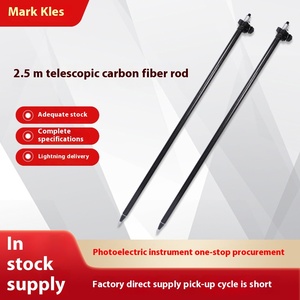 Rtk/GPS 2.5 m Kính thiên văn sợi carbon trung tâm Rod mở rộng khảo sát Lập Bản Đồ lăng kính cực - Product Image 2