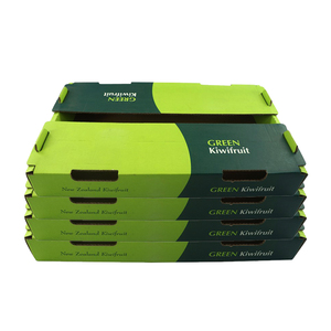Boîte d'emballage de fruits frais <span class=keywords><strong>Dragon</strong></span>, 10 pièces, en papier ondulé, articles d'emballage auto-évibrants, Recyclable, Jielong tasses CN;SHG - Product Image 1