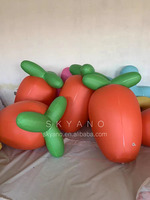 Modèle de légume gonflable, aubergine, tomate, maïs, chou, poivron, carotte, sculpture publicitaire gonflable