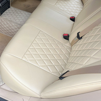 Fundas de Asiento de Coche de Cuero Ecológicas de Alta Calidad, Deportivas y de Lujo, Juego Completo para Ford, Mazda, CR-V, Civic, Vezel